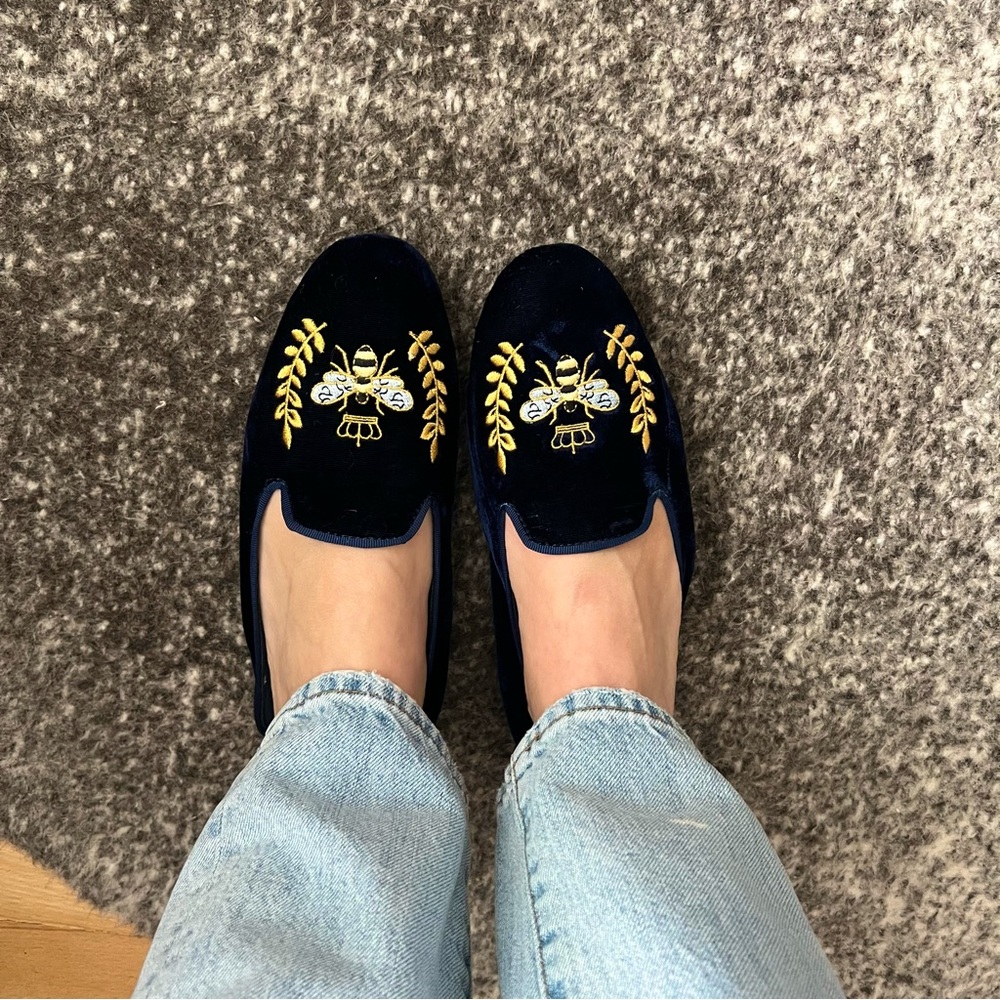Navy Blue Loafers